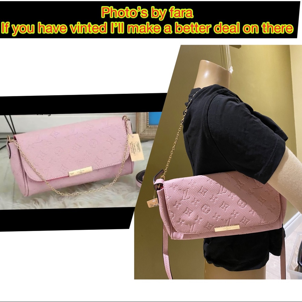 - Bubble gum pink monogram bag